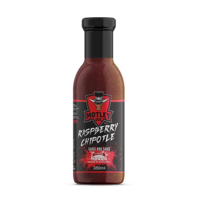 Motley Que Raspberry Chipotle BBQ Sauce – Butchers Packers