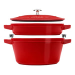 STAUB CAST IRON STACKABLE 3PC SET