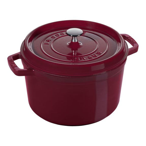 STAUB CAST IRON ROUND TALL COCOTTE 4.75L