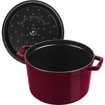 STAUB CAST IRON ROUND TALL COCOTTE 4.75L