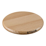 STAUB BEECHWOOD MAGNETIC TRIVET, ROUND