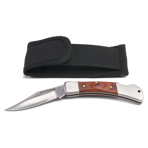 Pocket Knife with Nylon Sheath, 5"