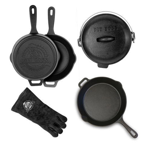 Pit Boss 6-Piece Cast Iron Starter Set