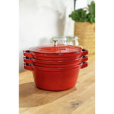 STAUB CAST IRON STACKABLE MEDIUM 4PC SET