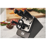 Zwilling Four Star 7pc Knife Block Set, Anthracite