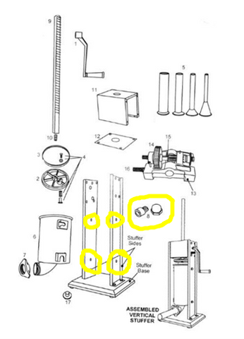 Carriage Mounting Hardware