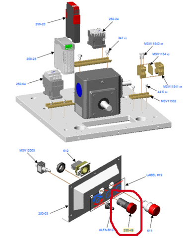 MT-250 NEEDLER PILOT LIGHT