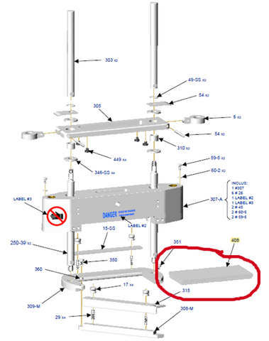 MT-250 NEEDLE GUIDE