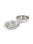 Zwilling Plus 3Pc Wok with Steamer Basket