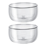 Zwilling Sorrento 2 Piece Double-Walled Glass Bowl Set