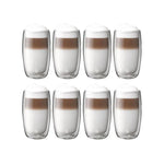 Zwilling Sorrento 8 Piece Double-Walled Latte Glass Set