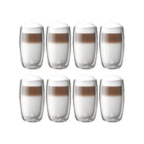 Zwilling Sorrento 8 Piece Double-Walled Latte Glass Set