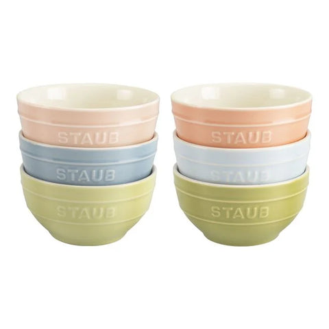 STAUB CERAMIQUE 6 PIECE BOWL SET