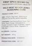 Wild West XX Hot Jerky Seasoning and Cure